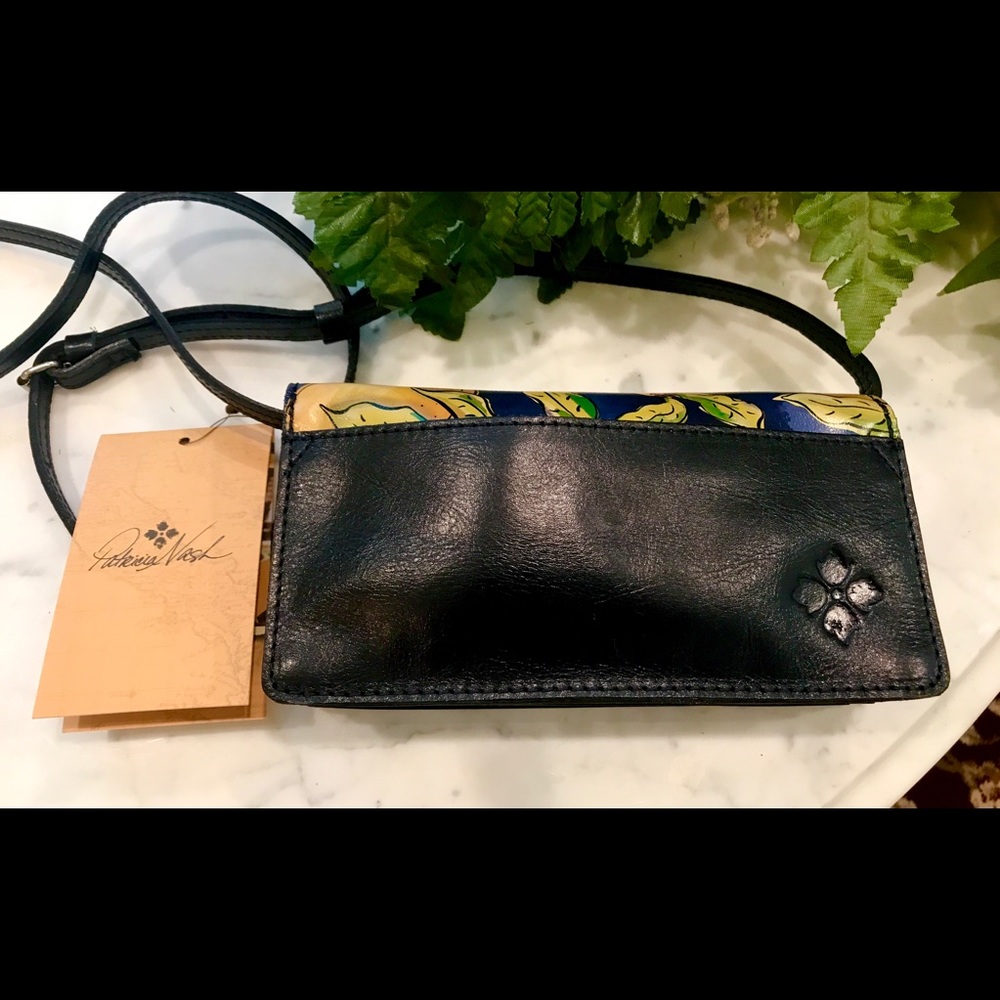 Patricia Nash Leather Positano Limon Crossbody. NWT - Picture 5 of 7
